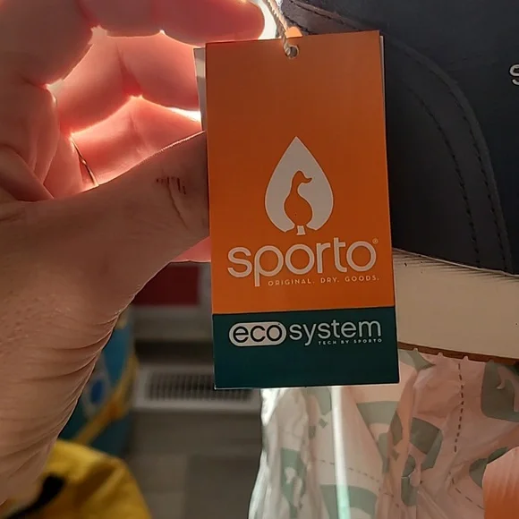 NIB Sporto Womens Sneaker Abby Navy Suede High Top Lace Up Round Toe Size 9WW - Picture 4 of 8